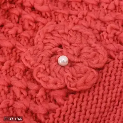 Sizzers Winter Cap || Handmade Soft Winter || Warm Woolen Beanie Cap || Design Soft Quality || Stylish Winter Woolen Cap Women (Red)-thumb5