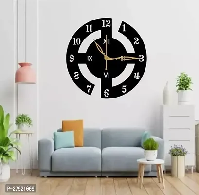 Wall Clock027 Black 25x25cm-thumb0