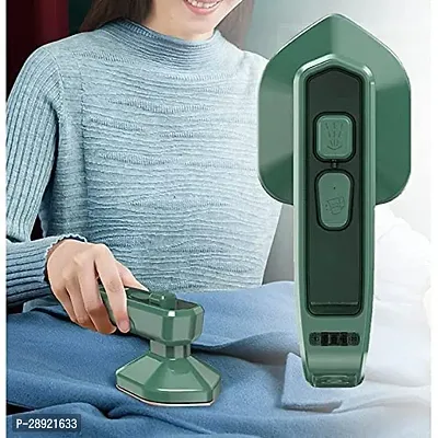 green iron Handheld Garment Steamer, Dry And Wet Wrinkles Removing(pack of 1)-thumb0