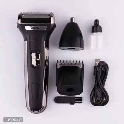 wireless 3-in-1 Beard Nose  Ear trimmer shaving zero machine grooming kit#(pack of 1)-thumb2