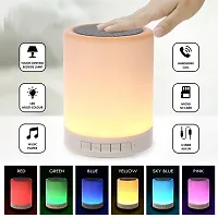 Led Touch Lamp Bluetooth Speaker, Wireless Usb Rechargeable Portable(pack of 1)-thumb2