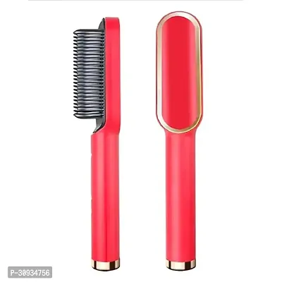 HQT-909B Hair Straightener Comb Brush Hair Straightening Iron Built with Fast Heating(pack of 1)