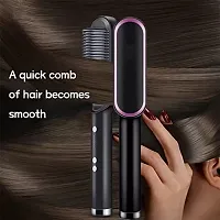 Hair Straightener Comb 909 Salon Quality Hair Styling Tool for Frizz Control and Anti-Static(pack of 1)-thumb1