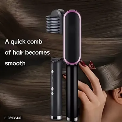 Hair Straightener Comb 909 Salon Quality Hair Styling Tool for Frizz Control and Anti-Static(pack of 1)-thumb2