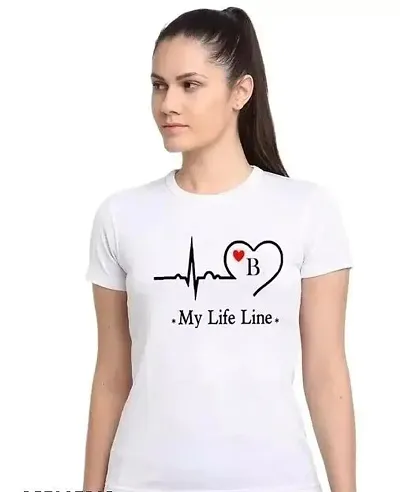 Zenloop Styles Round Neck My Life Line Tshirts