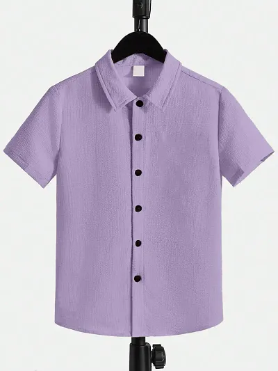 Stylish Cotton Blend  Half Sleeve Shirt for Kids