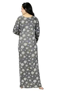 New Arrivals Full Sleeves Nighty/Night Gown For Women-thumb1