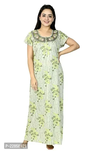 New Arrivals Printed Nighty/Night Gown For Women
