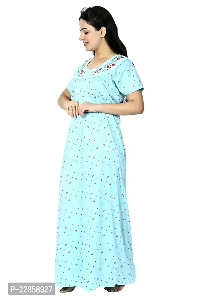 New Arrivals Printed Nighty/Night Gown For Women-thumb2