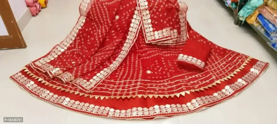 Rajasthani Bhandhej Kotta Doriya Lehnga Choli Dupatta Set 04-thumb0