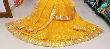 Rajasthani Bhandhej Kotta Doriya Lehnga Choli Dupatta Set 15