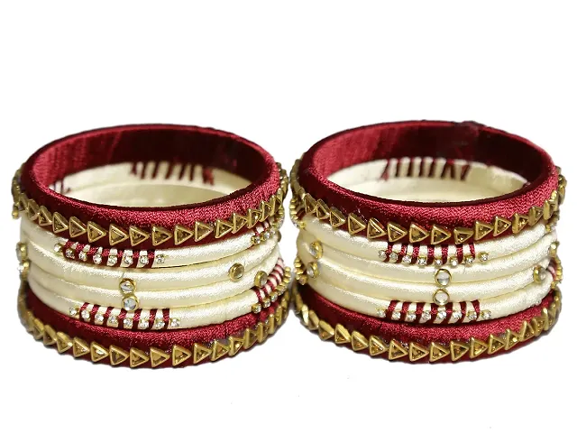 Trendy Silk Thread Bracelets 