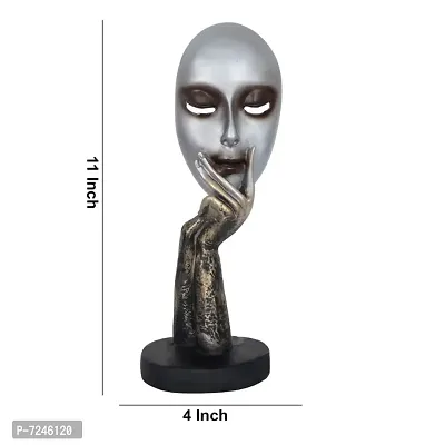 Arham Trades Lady Face Showpiece for Home Shelves Decor Showpiece, Office Decor Item-thumb0