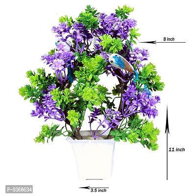 Artificial Multi Plant With Pot Sparrow Size 12 Inch Pack Of 1-thumb4