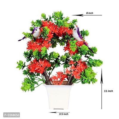 Artificial Multi Plant With Pot Sparrow Size 12 Inch Pack Of 1-thumb4
