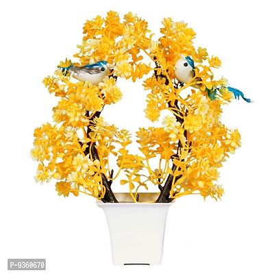 Artificial Multi Plant With Pot Sparrow Size 12 Inch Pack Of 1-thumb0