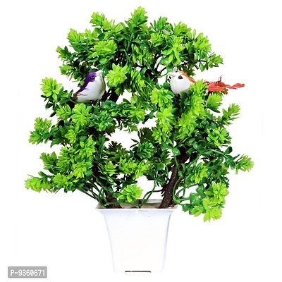 Artificial Multi Plant With Pot Sparrow Size 12 Inch Pack Of 1-thumb0