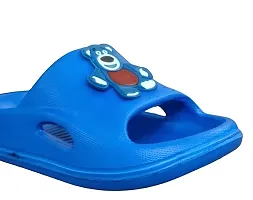 Kids Slip On Slipper Flip Flop  Stylish  Comfortable for Girls  Boys (Blue)-thumb2