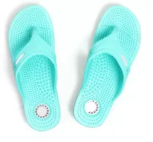 Women  Girls Dotted Slippers Comfortable  lightweight Slipper (Green)-thumb2