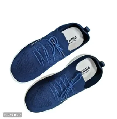 Boys  Men comfortable Outdoors Shoes(Blue) Walking Shoes For Men-thumb0