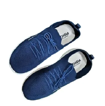 Boys  Men comfortable Outdoors Shoes(Blue) Walking Shoes For Men