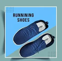 Boys  Men comfortable Outdoors Shoes(Blue) Walking Shoes For Men-thumb1