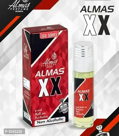 Almas Brand 100% Original | ALMAS XX | Great Fragrance 8Ml Floral Attar  Pocket Perfume | Ittar | Ettar | Itar | Etar | Itra | Itras | Attar Perfume | DubaI Attar | Best Attar | Best Perfume Oil |