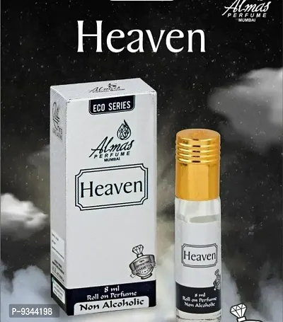 Almas Brand 100% Original | HEAVEN | Great Fragrance 8Ml Floral Attar  Pocket Perfume | Ittar | Ettar | Itar | Etar | Itra | Itras | OUD | OUDH | DubaI Attar | Best Attar | Best Perfume Oil |