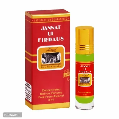 Almas Brand 100% Original | JANNATUL FIRDAUS | Great Fragrance 8Ml Floral Attar  Pocket Perfume | Ittar | Ettar | Itar | Etar | Itra | Itras | OUD | OUDH | DubaI Attar | Best Attar | Best Perfume Oil