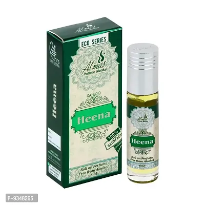 Almas Brand 100% Original | HEENA | Great Fragrance 8Ml Floral Attar  Pocket Perfume | Ittar | Ettar | Itar | Etar | Itra | Itras | OUD | OUDH | DubaI Attar | Best Attar | Best Perfume Oil |