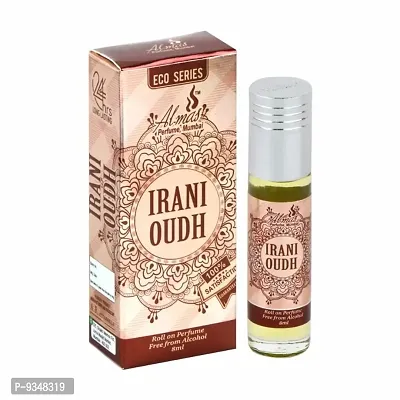 Almas Brand 100% Original | IRANI OUDH | Great Fragrance 8Ml Floral Attar  Pocket Perfume | Ittar | Ettar | Itar | Etar | Itra | Itras | OUD | OUDH | DubaI Attar | Best Attar | Best Perfume Oil |
