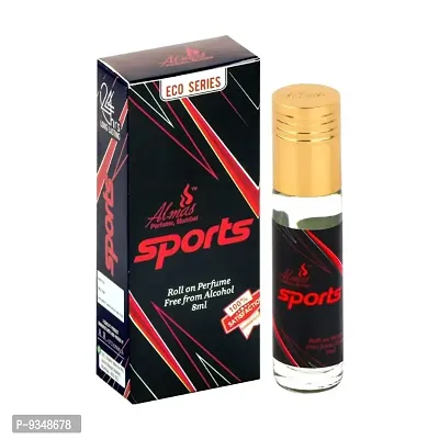 Almas Brand 100% Original | SPORT | Great Fragrance 8Ml Floral Attar  Pocket Perfume | Ittar | Ettar | Itar | Etar | Itra | Itras | OUD | OUDH | DubaI Attar | Best Attar | Best Perfume Oil |