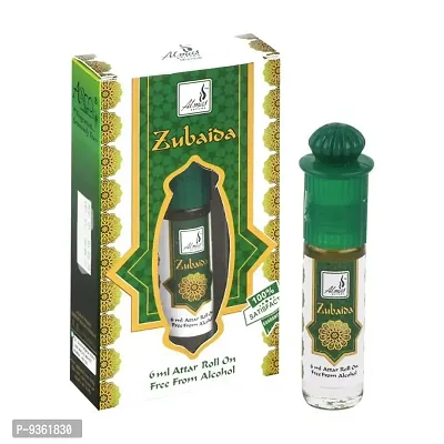 Almas Brand 100% Original | ZUBAIDA | Great Fragrance 6Ml Floral Attar  Pocket Perfume | Ittar | Ettar | Itar | Etar | Itra | Itras | Oud | Oudh | Dubai Attar | Best Attar | Best Perfume Oil |