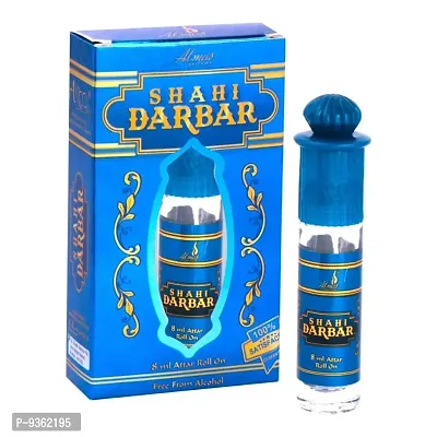 Almas Brand 100% Original | SHAHI DARBAR | Great Fragrance 8Ml Floral Attar  Pocket Perfume | Ittar | Ettar | Itar | Etar | Itra | Itras | Oud | Oudh | Dubai Attar | Best Attar | Best Perfume Oil |