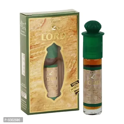 Almas Brand 100% Original | LORD | Great Fragrance 8Ml Floral Attar  Pocket Perfume | Ittar | Ettar | Itar | Etar | Itra | Itras | Oud | Oudh | Dubai Attar | Best Attar | Best Perfume Oil |