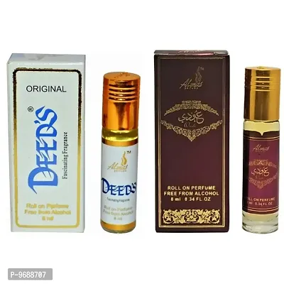 Almas Brand 100% Original ( ATTAR COMBO PACK OFFER ) Great Fragrance L 16ML Floral Attar  Pocket Perfume | Ittar | Ettar | Itar | Etar | Itra | Itras | Attars|-thumb0
