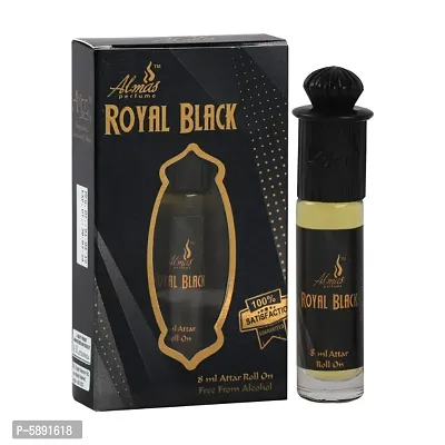 ALMAS BRAND 100% ORIGINAL ROYAL BLACK GREAT FRAGRANCE L FLORAL ATTAR  POCKET PERFUME-thumb0