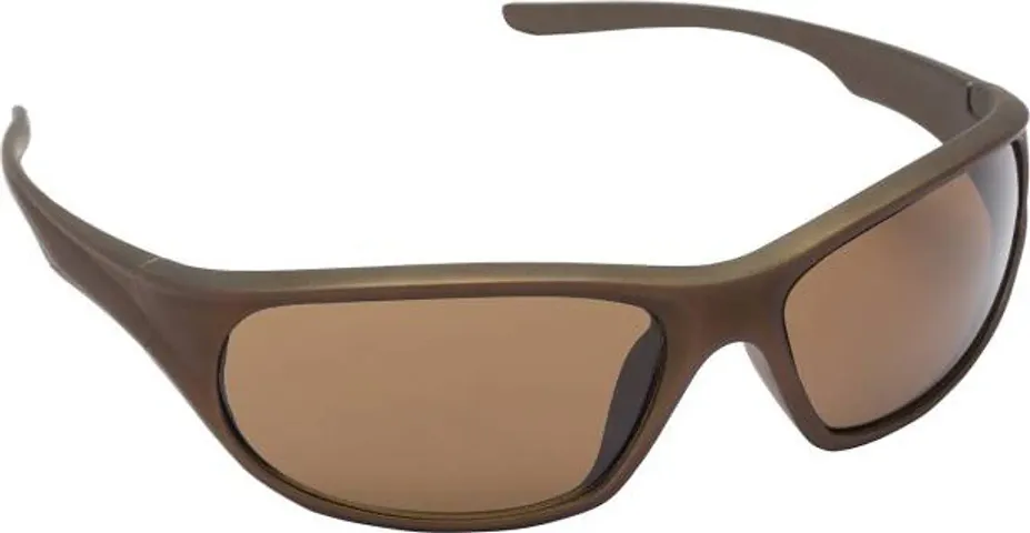 Fastrack UV Protected Sport Men's Sunglasses - (P396BR3|66|Brown Color)