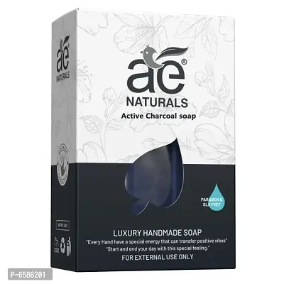 AE Naturals Activated Charcoal soap  pack of 4-thumb2