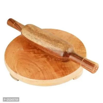 Premium Quality Wood Chakla Belan For Kitchen Roti Maker, Chapati Maker Pack Of 1-thumb0