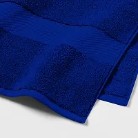 Latest Cotton Fade Resistant 650 GSM Bath Towel - 2Pcs (Blue, 30 x 60)-thumb2