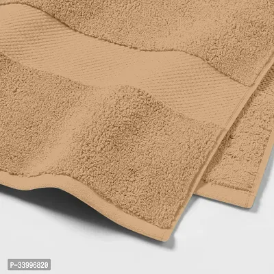 Latest Cotton Fade Resistant 650 GSM Bath Towel  - 2Pcs (Beige, 30 x 60)-thumb2