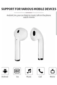 I12 Airport -Bluetooth Wireless Earbuds Bluetooth Headset (White, True Wireless)-thumb2