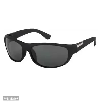 UV Protection Sports Sunglasses (65)  (For Men  Women, Black)