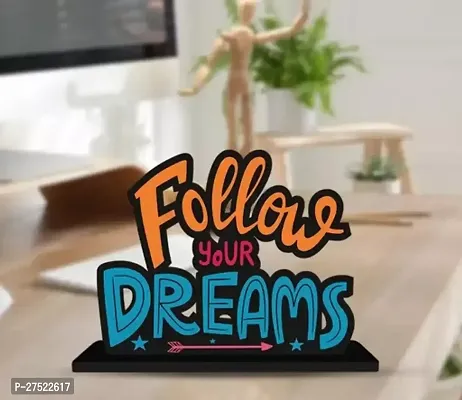 Follow Your Dreams Showpiece For Home Office Table Decor