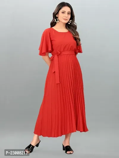 Classic Solid Dresses for Women-thumb0