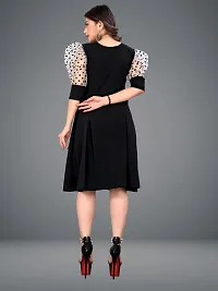 Women Bodycon Black Dress-thumb1