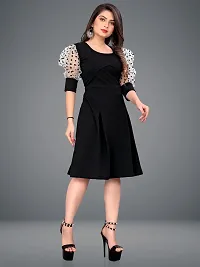 Women Bodycon Black Dress-thumb3