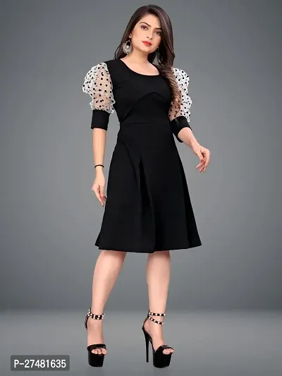 Women Bodycon Black Dress-thumb4