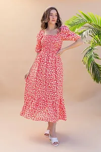 Classic Crepe Printed Dresses for Women-thumb2